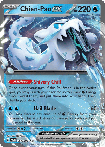 Chien-Pao ex – Double Rare – 061/193 – Paldea Evolved