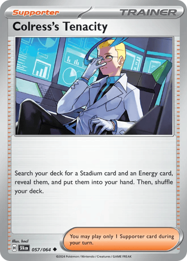 Colress's Tenacity – Uncommon Reverse Holo – 057/064 – Shrouded Fable