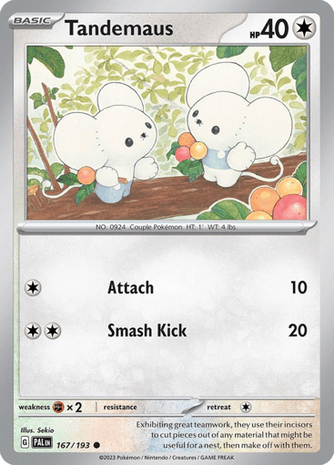 Tandemaus – Common – 167/193 – Paldea Evolved