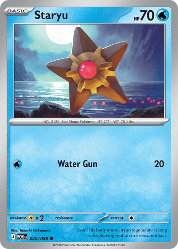 Staryu – Common – 020/088 – Perfect Order