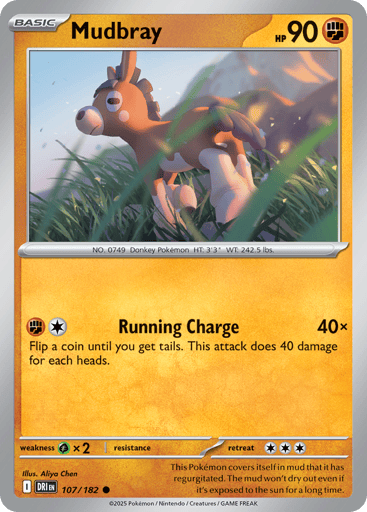 Mudbray – Common Reverse Holo – 107/182 – Destined Rivals