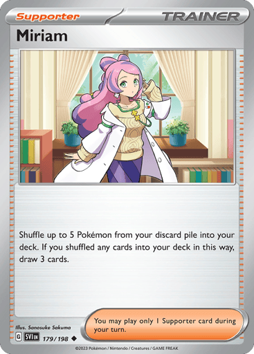 Miriam – Uncommon – 179/198 – Scarlet & Violet