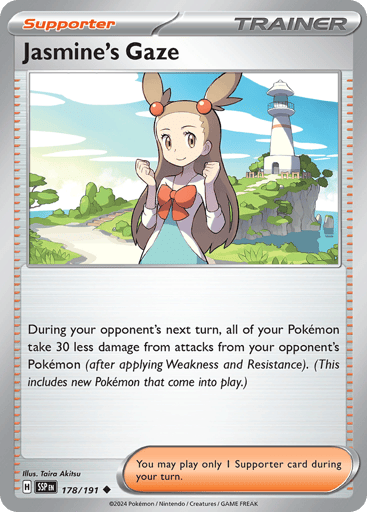 Jasmine's Gaze – Uncommon Reverse Holo – 178/191 – Surging Sparks