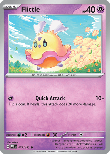 Flittle – Common Reverse Holo – 079/182 – Paradox Rift