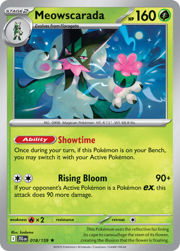 Meowscarada – Rare Holo – 018/159 – Journey Together