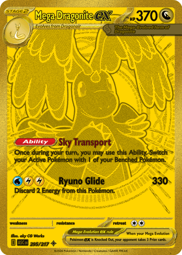 Mega Dragonite ex – Mega Hyper Rare – 295/217 – Ascended Heroes