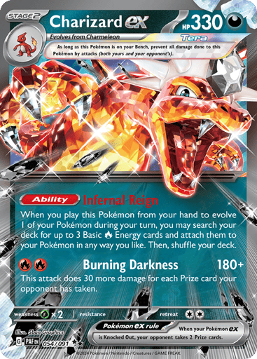 Charizard ex – Double Rare – 054/091 – Paldean Fates