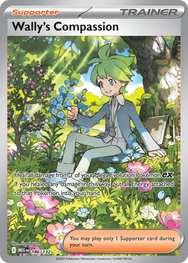 Wally’s Compassion – Special Illustration Rare – 186/132 – Mega Evolution