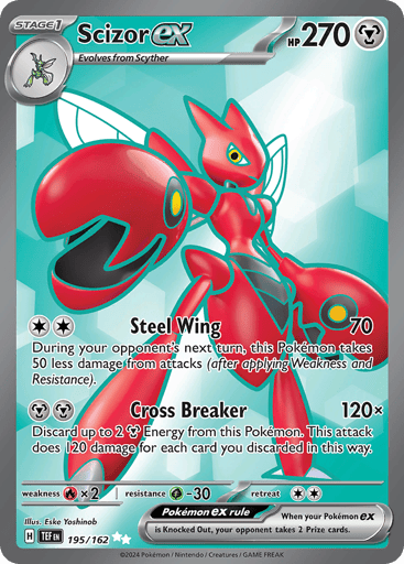 Scizor ex – Ultra Rare – 195/162 – Temporal Forces