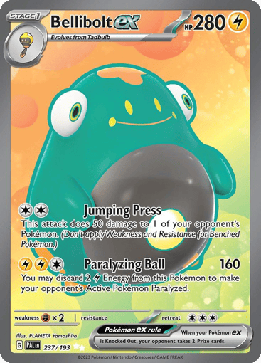 Bellibolt ex – Ultra Rare – 237/193 – Paldea Evolved