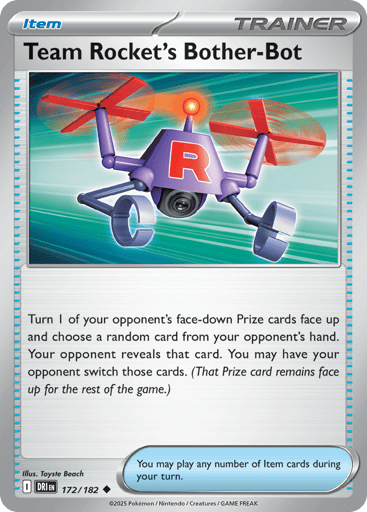 Team Rocket’s Bother-Bot – Uncommon – 172/182 – Destined Rivals