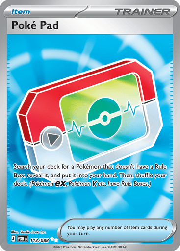 Poké Pad – Ultra Rare – 113/088 – Perfect Order