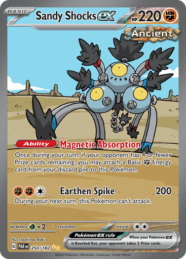 Sandy Shocks ex – Special Illustration Rare – 250/182 – Paradox Rift