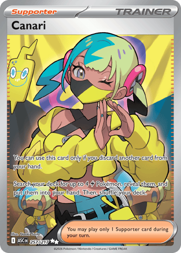Canari – Ultra Rare – 257/217 – Ascended Heroes