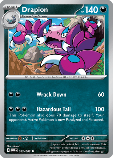 Drapion – Uncommon – 052/088 – Perfect Order