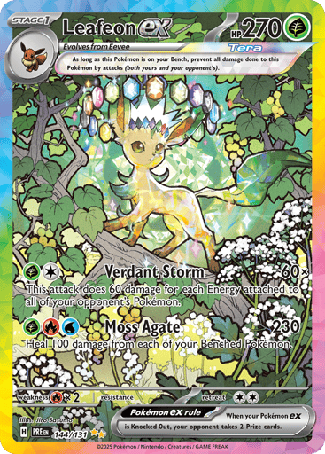 Leafeon ex – Special Illustration Rare – 144/131 – Prismatic Evolutions