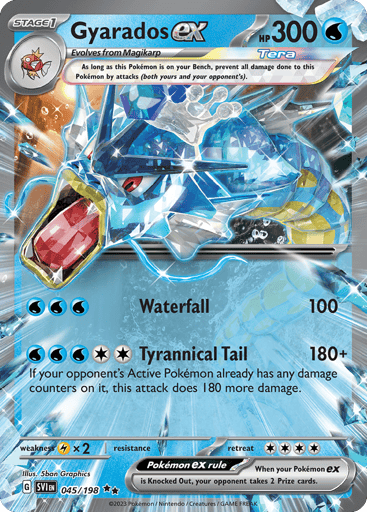 Gyarados ex – Double Rare – 045/198 – Scarlet & Violet