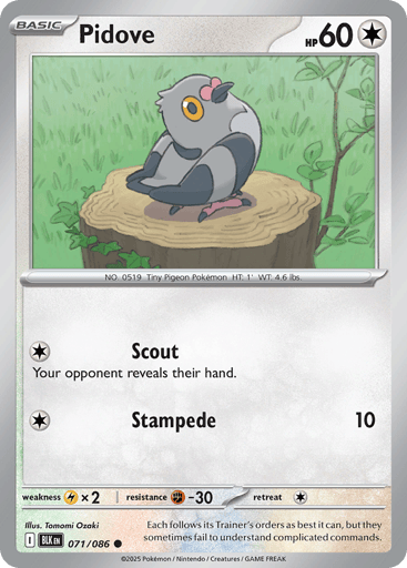 Pidove – Common – 071/086 – Black Bolt