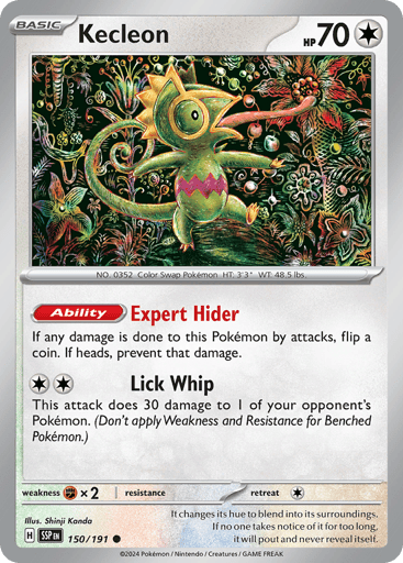 Kecleon – Common – 150/191 – Surging Sparks