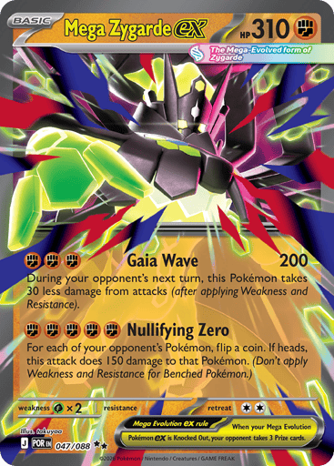 Mega Zygarde ex – Double Rare – 047/088 – Perfect Order