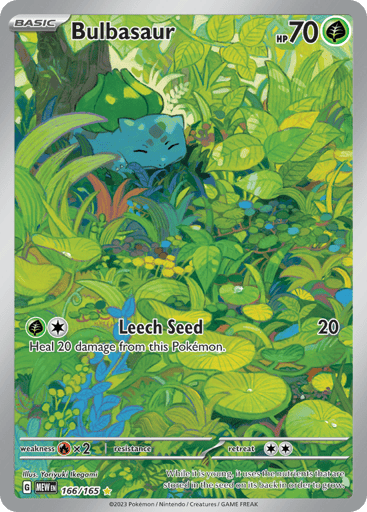 Bulbasaur – Illustration Rare – 166/165 – S&V 151