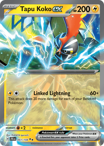 Tapu Koko ex – Double Rare – 051/159 – Journey Together