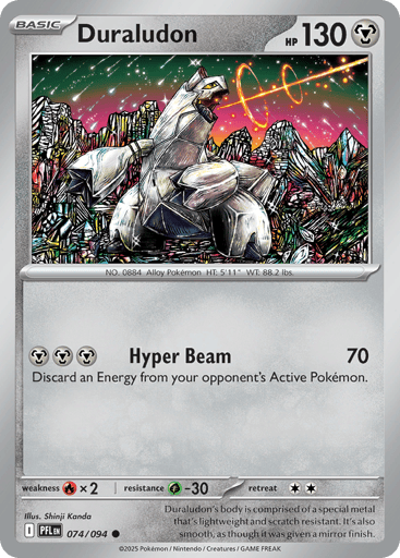 Duraludon – Common Reverse Holo – 074/094 – Phantasmal Flames