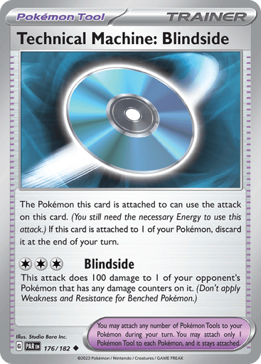 Technical Machine: Blindside – Uncommon Reverse Holo – 176/182 – Paradox Rift