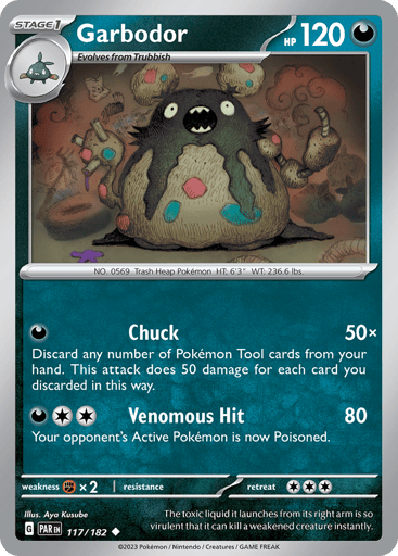 Garbodor – Uncommon – 117/182 – Paradox Rift