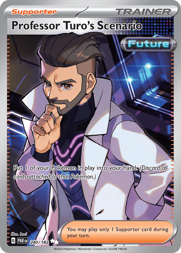 Professor Turo's Scenario – Ultra Rare – 240/182 – Paradox Rift