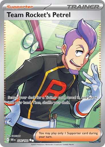 Team Rocket’s Petrel – Ultra Rare – 226/182 – Destined Rivals