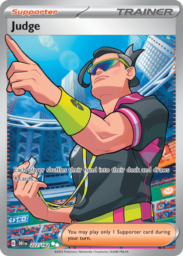 Judge – Ultra Rare – 222/182 – Destined Rivals