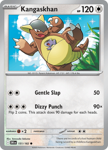 Kangaskhan – Common – 151/182 – Destined Rivals