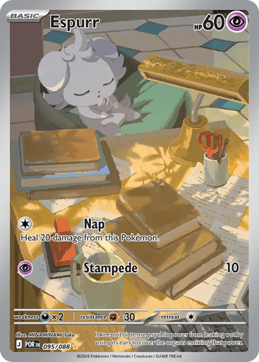 Espurr – Illustration Rare – 095/088 – Perfect Order
