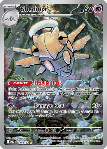 Shedinja – Illustration Rare – 144/132 – Mega Evolution