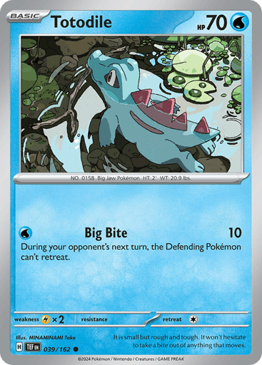 Totodile – Common – 039/162 – Temporal Forces