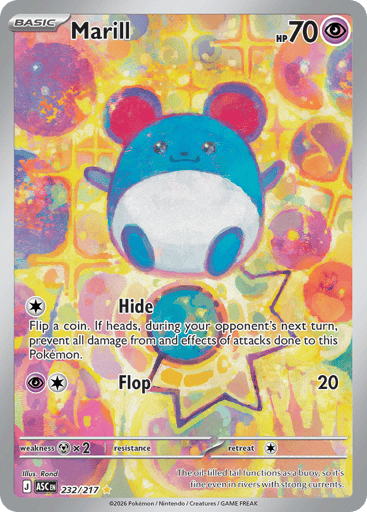 Marill – Illustration Rare – 232/217 – Ascended Heroes