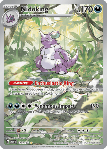 Nidoking – Illustration Rare – 174/165 – S&V 151