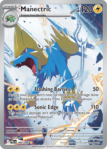 Manectric – Illustration Rare – 089/084 – Pitch Black
