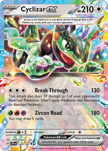 Cyclizar ex – Double Rare – 159/191 – Surging Sparks