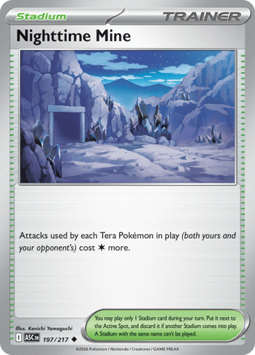 Nighttime Mine – Uncommon Reverse Holo – 197/217 – Ascended Heroes