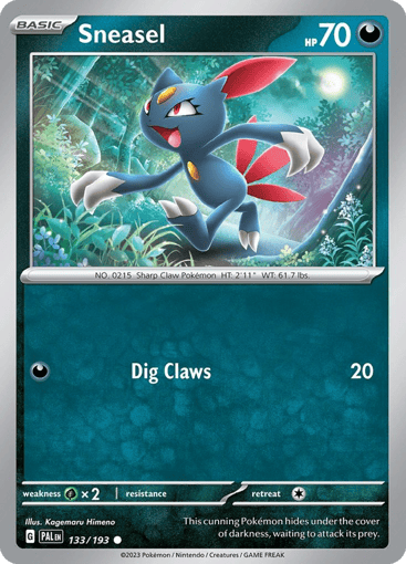 Sneasel – Common – 133/193 – Paldea Evolved