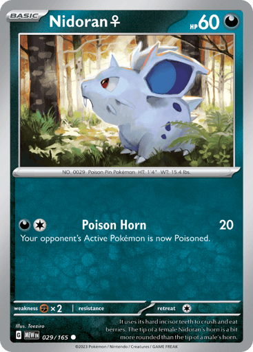 Nidoran♀ – Common – 029/165 – S&V 151