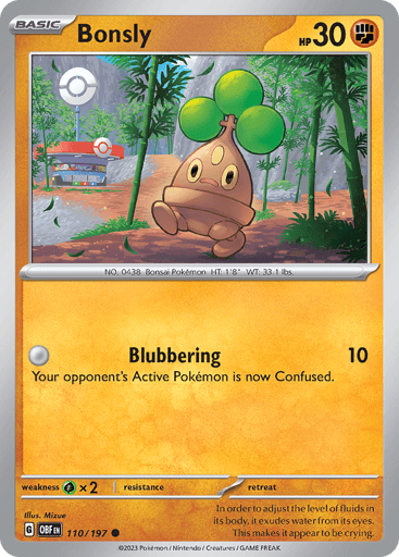 Bonsly – Common – 110/197 – Obsidian Flames