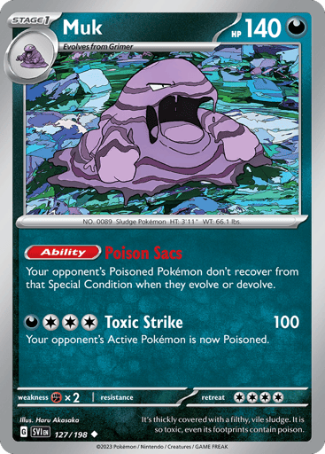 Muk – Uncommon – 127/198 – Scarlet & Violet