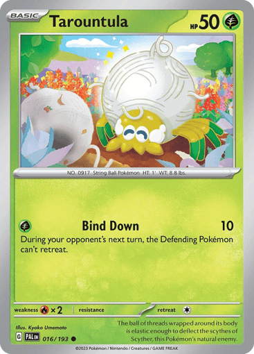 Tarountula – Common Reverse Holo – 016/193 – Paldea Evolved