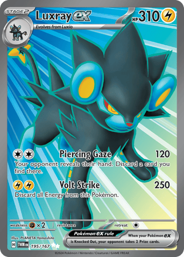 Luxray ex – Ultra Rare – 195/167 – Twilight Masquerade
