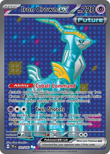 Iron Crown ex – Ultra Rare – 191/162 – Temporal Forces