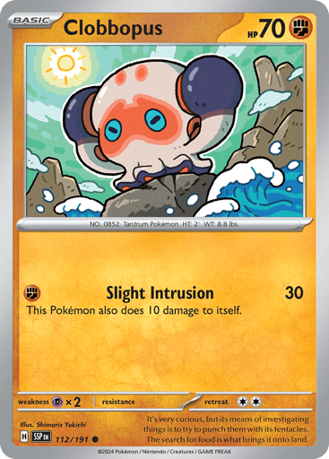 Clobbopus – Common – 112/191 – Surging Sparks