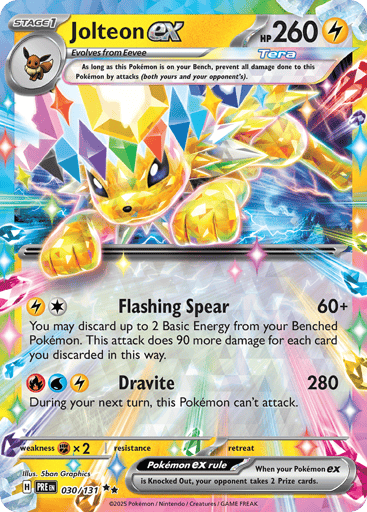 Jolteon ex – Double Rare – 030/131 – Prismatic Evolutions